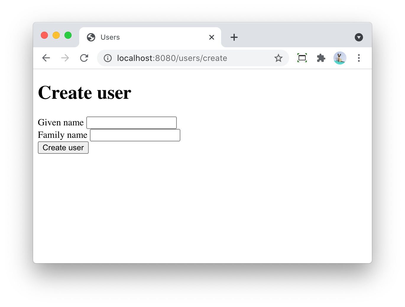 form handling empty