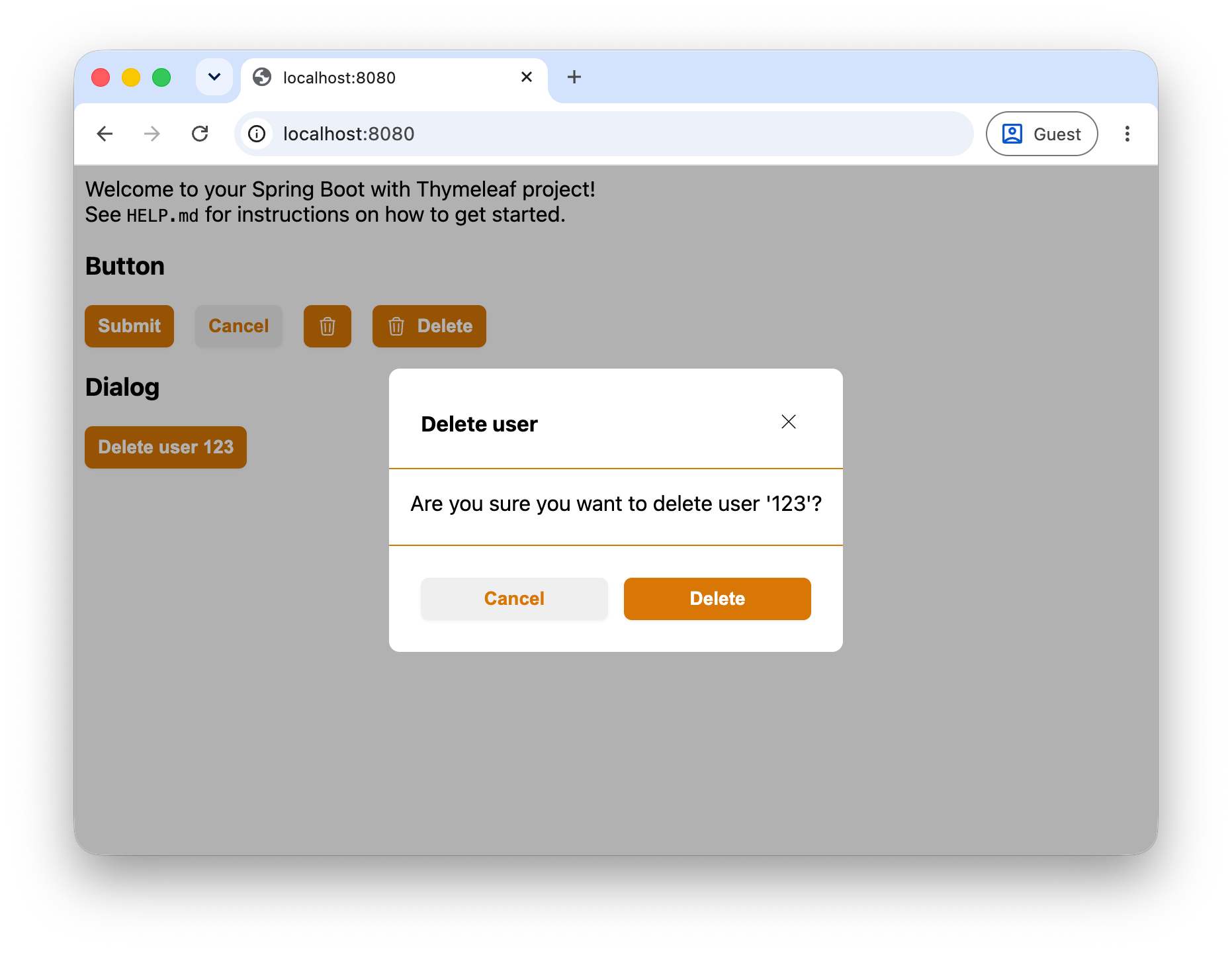 thymeleaf component library 6
